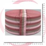 ALÇA CHIC - COR 242 - GOIABA COM ROSE E ROSA BEBÊ  (5m/30mm)