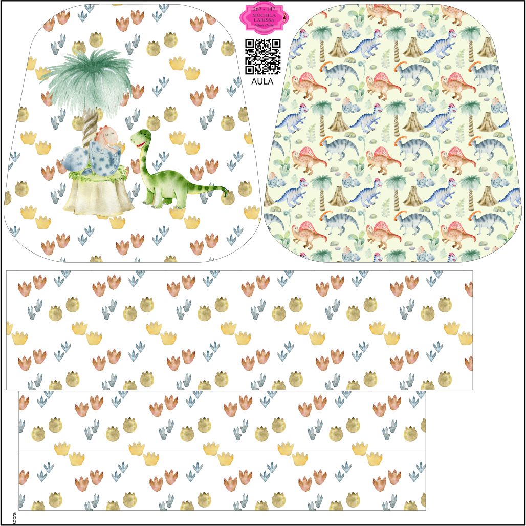 267 - 147 MOCHILA LARISSA.jpg 2 MOCHILA LARISSA - 267-147 - Imagem 1