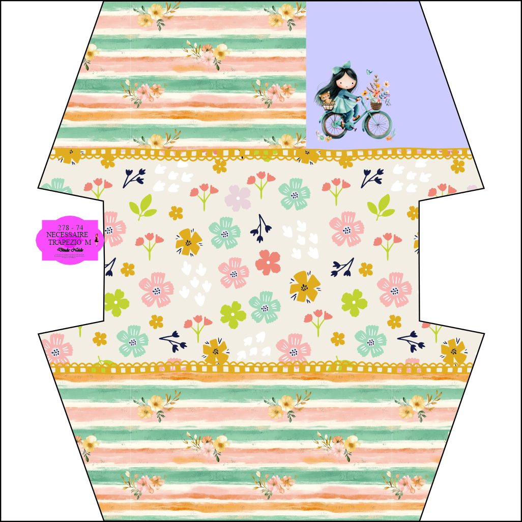 278 - 74 NECESSAIRE TRAPEZIO 278 - 74 NECESSAIRE TRAPEZIO M - Imagem 1