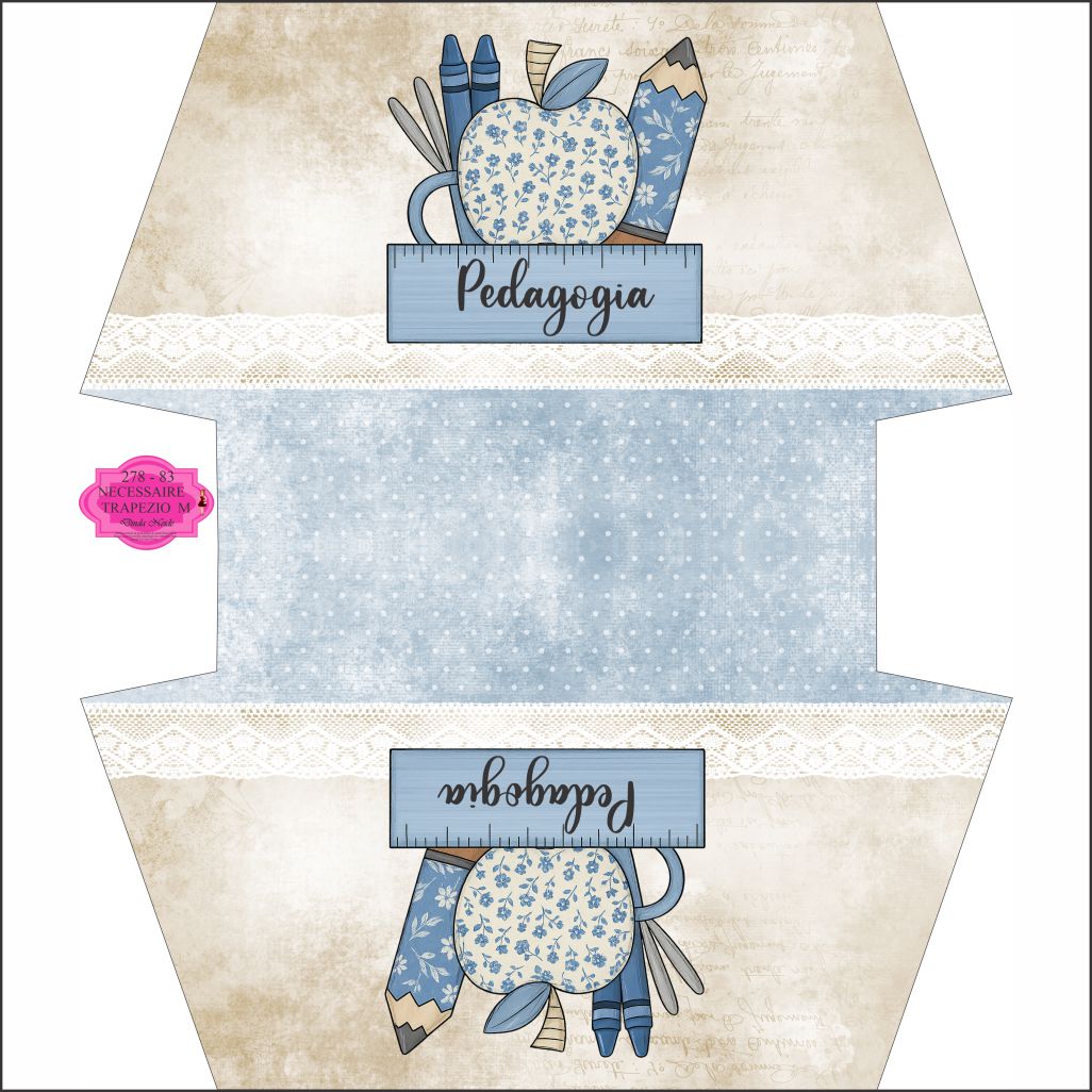 278 - 83 NECESSAIRE TRAPEZIO M 278 - 83 NECESSAIRE TRAPEZIO M - Imagem 1
